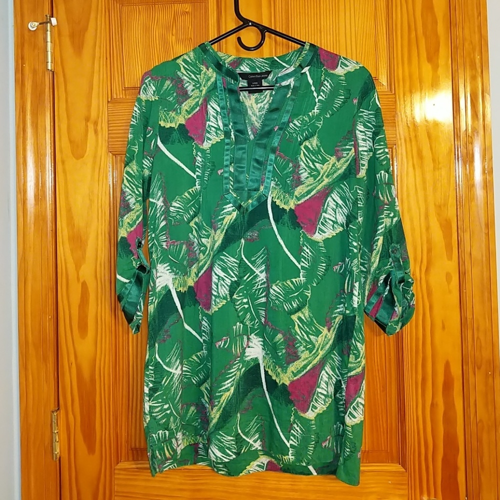 Calvin Klein tropical tunic
